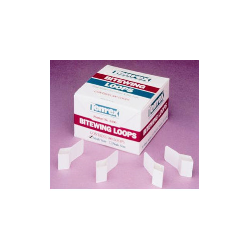 Temrex 2400 Dental Bite Wing Loops Adult for #2 Film Paperboard 500/Bx Temrex 2400 Dental Bite Wing Loops Adult for #2 Film Paperboard 500/Bx